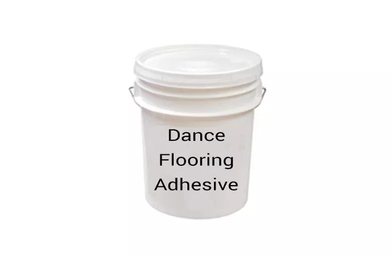 Dance flooring latex adhesive