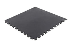 Interlocking subfloor tile assembly