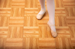 Practice dance floor tiles — interlocking portable dance floor (view 2)